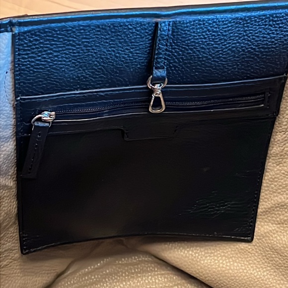 LODIS Bliss Pebbled Leather Tote Handbag Purse - Picture 6 of 10